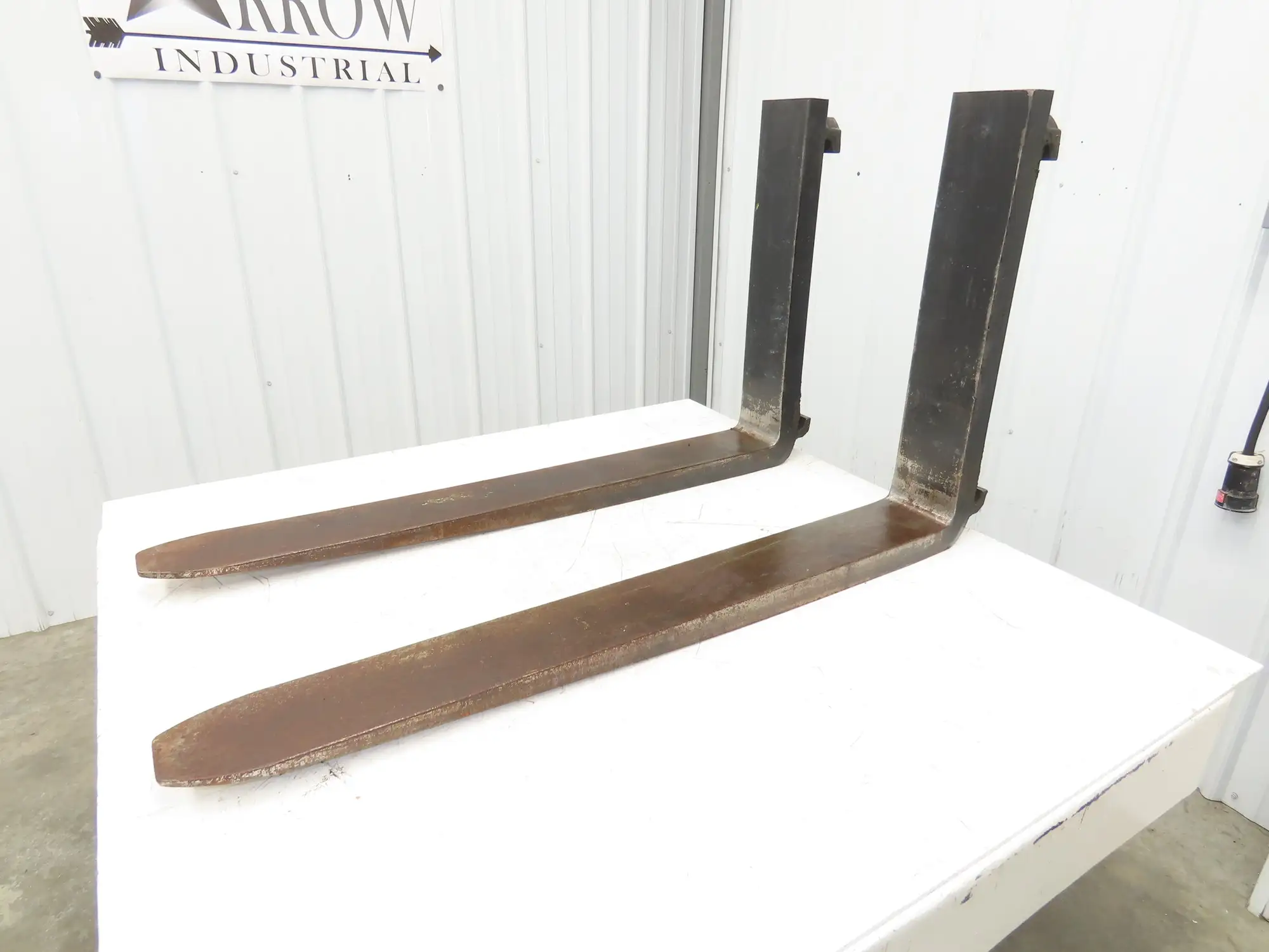 1412002R 4-3/4x42" Class 3 Steel Forklift Forks 20" Carriage 1-Pair HX1650X500