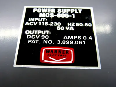 NEW MOTION CONTROL SYSTEMS 6090-448-006 POWER SUPPLY MCS-805-1 6090448006