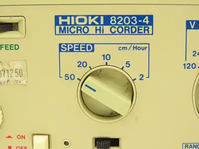 Hioki 8203-4 Micro Hi Corder Clamp Meter 120/240/480V Range 120VAC/12VDC Input