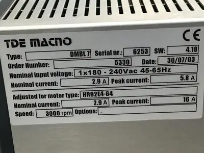 USED TDE MACNO DMBL7