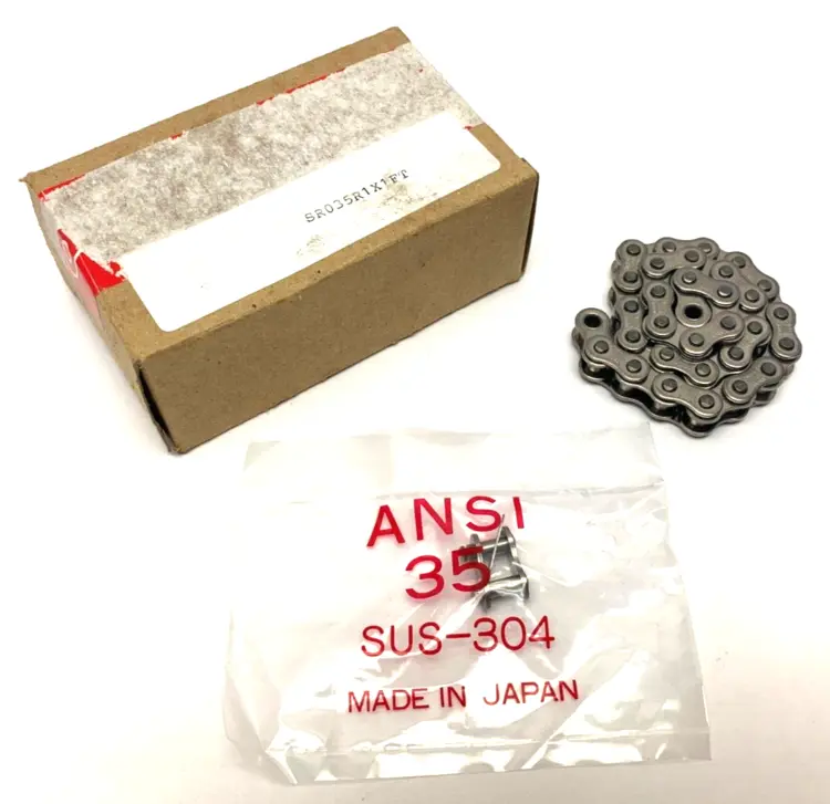 Used HKK CHAIN STAINLESS STEEL ROLLER CHAIN LINK Miscellaneous MRO | Maverick Industrial Sales #1122469