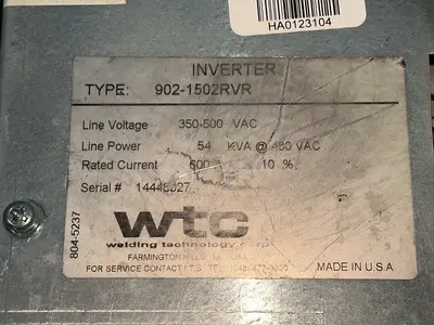 Used WTC 9021502RVR Power Inverters Ohio US | HGR 24 #1301723