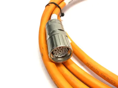 USED BOSCH REXROTH SERVO POWER CABLE RKL4305/004,0 (RLS1101-INK0653-RLS1102)