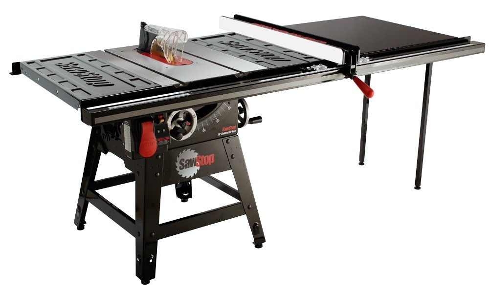 SawStop Contractor 1.75HP, 120V, 60Hz 52" Pro T-Glide Fence System