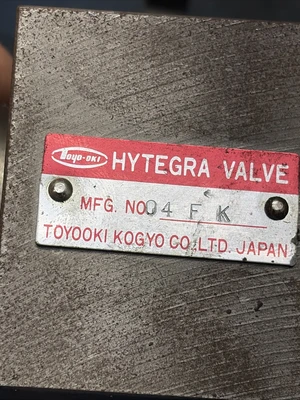 Used TOYO-Oki 04FK Valves/Fittings Indiana US | J&J Industrial Supply #1356846