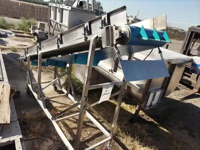 Conveyor, Belt, Incline, 24” W x 13’ L, Stainless Steel, Cleated, 2 HP, #5991605