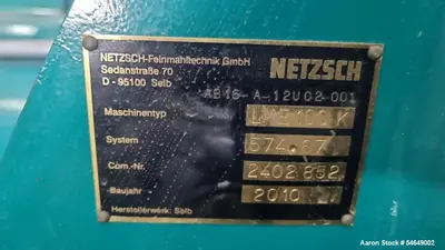 Used NETZSCH LME 100K Sand - Media Mills Illinois US | Aaron Equipment #1423152