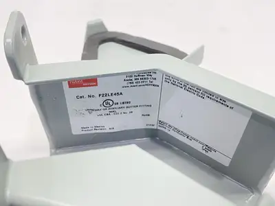 New | in-Stock HOFFMAN 45 DEGREE LAY-IN WIREWAY ELBOW 2.5" X 2.5" GRAY STEEL TYPE 12 Valves/Fittings | Maverick Industrial Sales #1100375