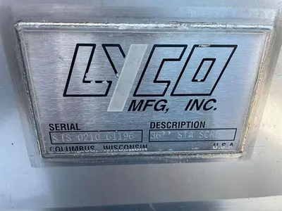 USED LYCO MANUFACTURING, INC. 36" WIDE SCREEN