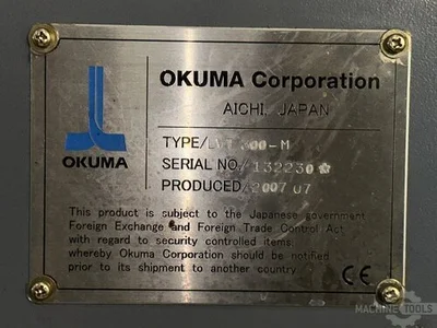 USED 2007 OKUMA LVT-300M