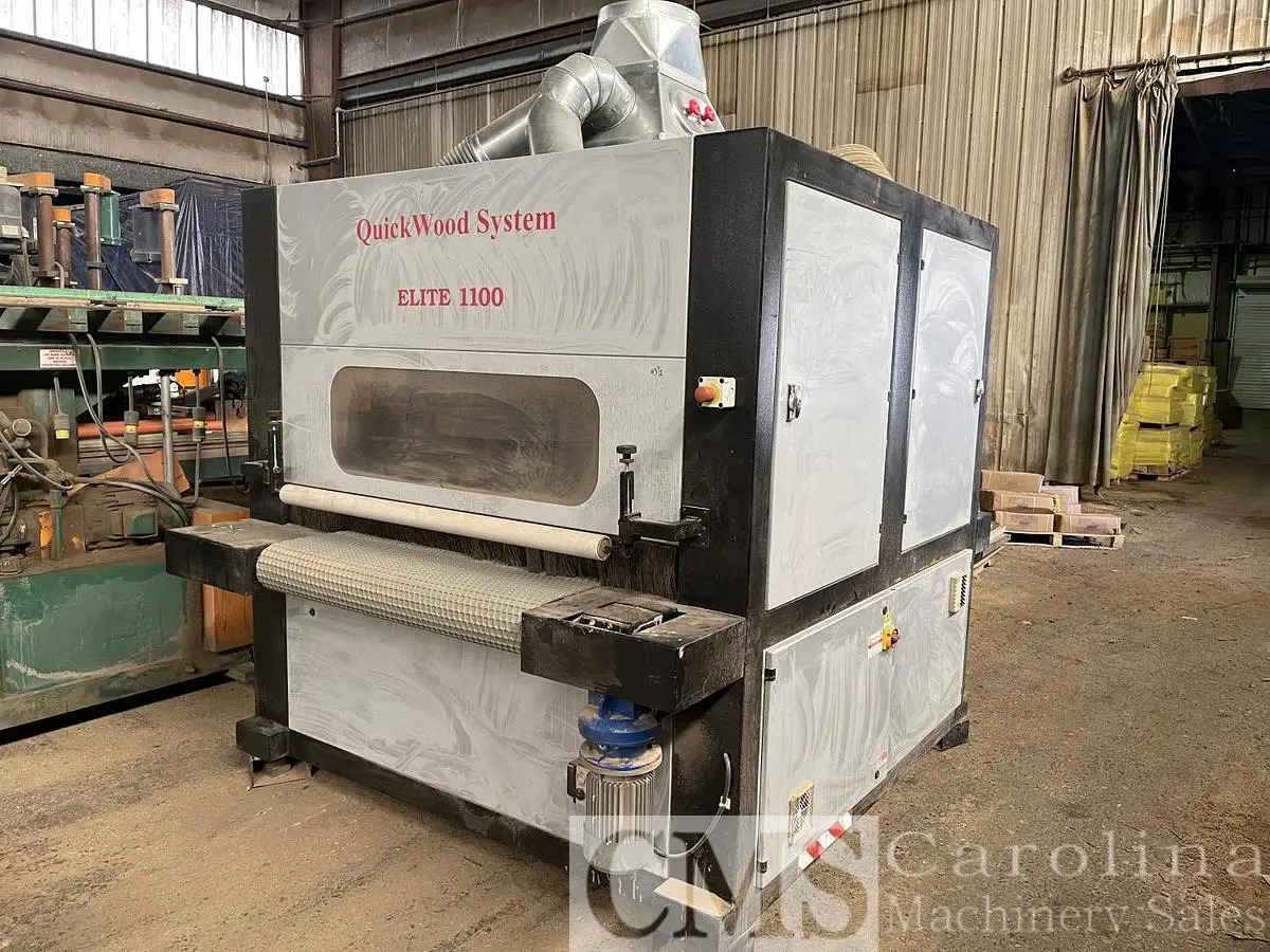 USED 2006 QUICKWOOD ELITE 1100 DENIBBING BRUSH SANDER