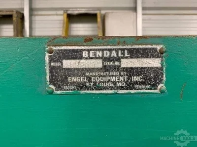 USED ENGEL INDUSTRIES BENDALL 1010BA