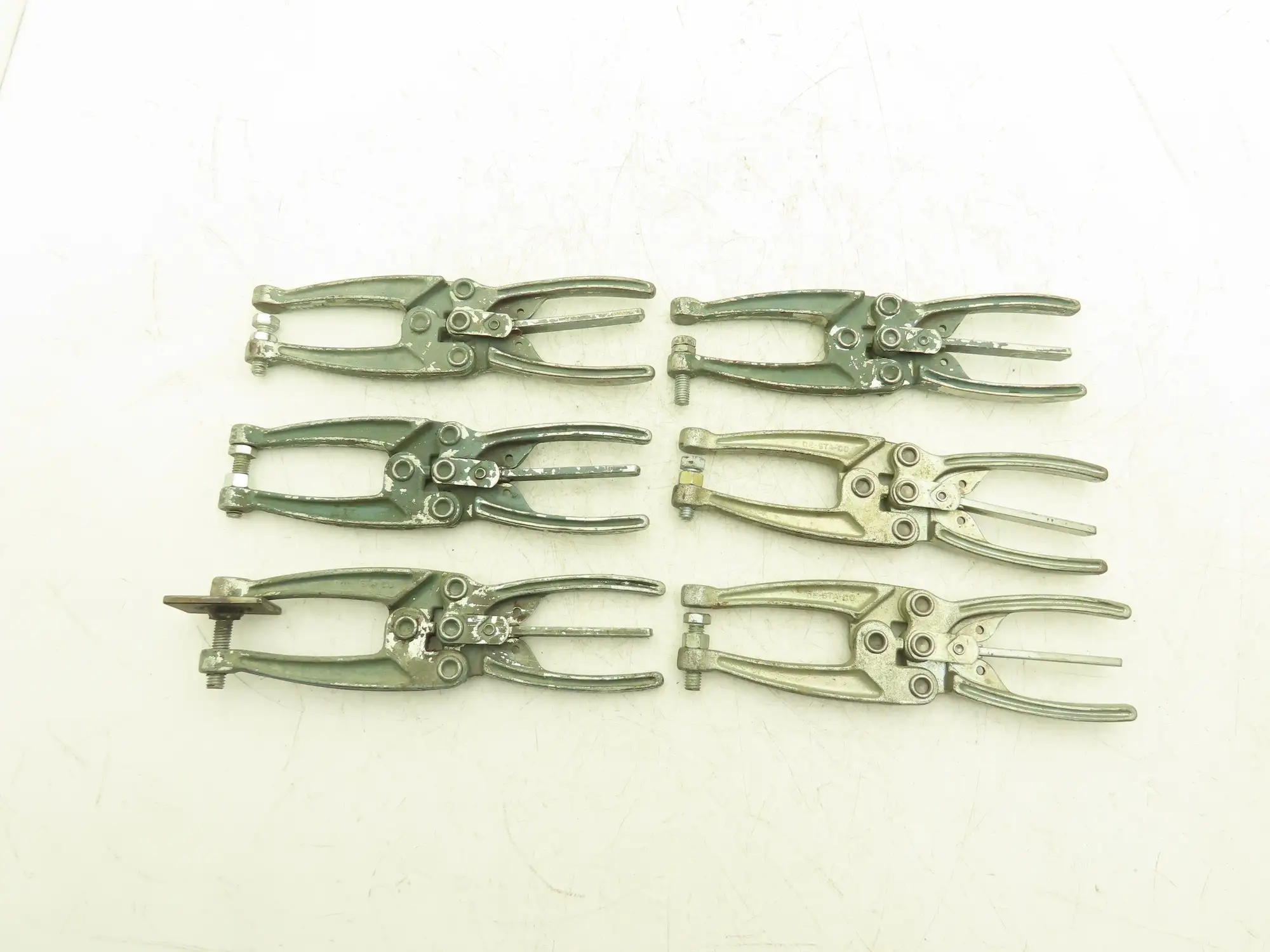 De-Sta-Co 491 Adjustable Welding hand Squeeze Clamping Pliers Lot of 6