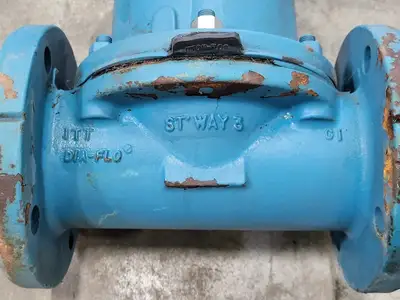 3" Diaphragm Valve Cast Iron Flanged
