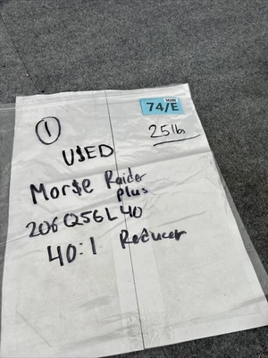 Used Morse Raider 206Q56L30 Speed Reducers California US | Davliegogo LLC #1705380