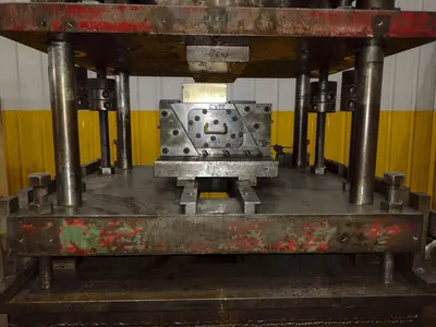 20 TON PNEUPOWR AIRAM MODEL #4P20 PNEUMATIC PRESS 3” STROKE: YOBRO #24858
