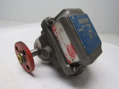BROOKS EMERSON 9417-B1C1V2G Oval Gear Meter .15 to 5.34LPM 100CPS @111F 255 PSI