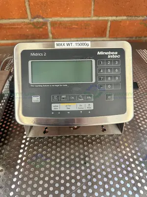 Used MINEBEA INTEC CAPS1U-20CC-LU STAINLESS STEEL SCALE 10X10 W/ MIS2UR-V2, 30 LBS Scales California US | Equipment Lab #1394834