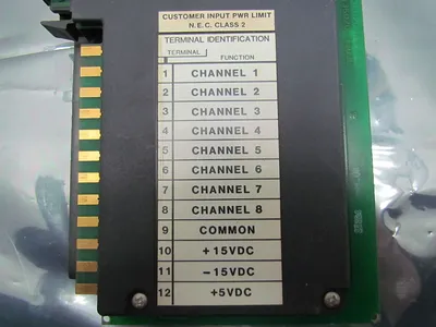 Allen Bradley 1771-IE A-B Analog Input Module 8Bit