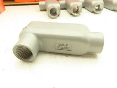 Killark OLB-2 Conduit Body 0 Series LB Size 3/4" Aluminum  Lot of 25