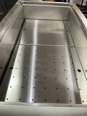 Used Wells Used Wells RCP-300 45" Drop-In Buffet Table Refrigerator insert with 3 Food Pan Capacity 120V Refrigerators Illinois US | Falcon Restaurant Supply #1376146