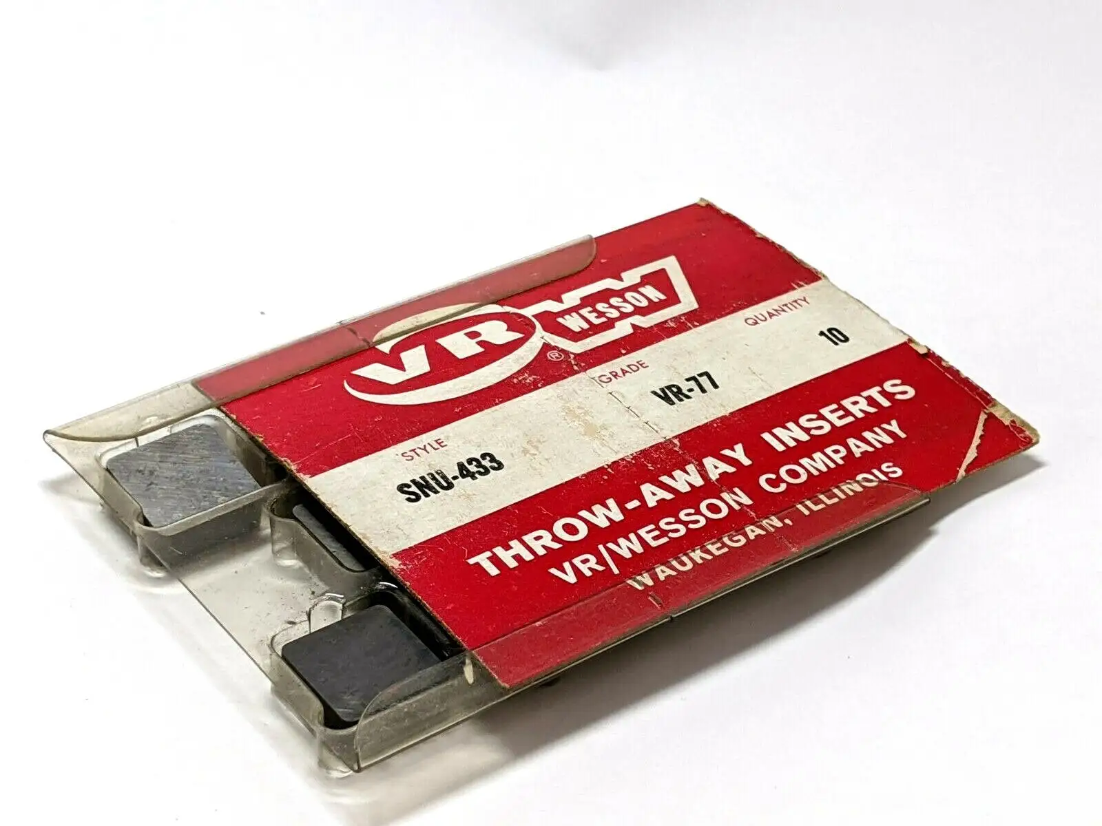 New | in-Stock VR/WESSON THROW-AWAY INSERTS PACKAGE OF 10 Inserts (Misc) | Maverick Industrial Sales #1106490
