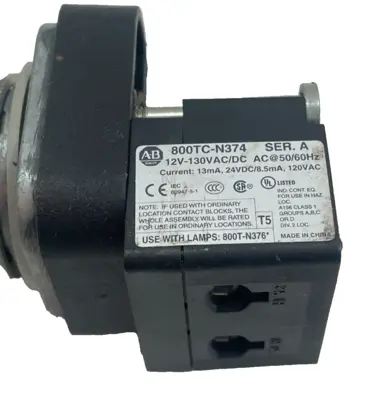 A /B 800T-QH2G PUSH BUTTON SER.V 800TQH2G NEW, SURPLUS