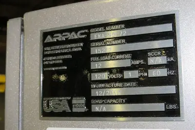 USED ARPAC EWA-S5-72