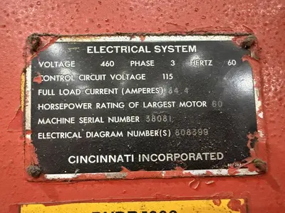 CINCINNATI 1250HX16 Press Brake | Bud's Equipment Sales (31)