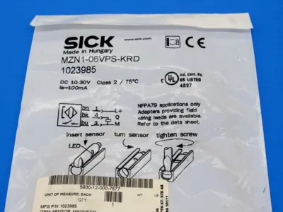 NEW SICK MZN1-06VPS-KRD SENSOR MAGNETIC 10-30V 1023985 MZN106VPSKRD