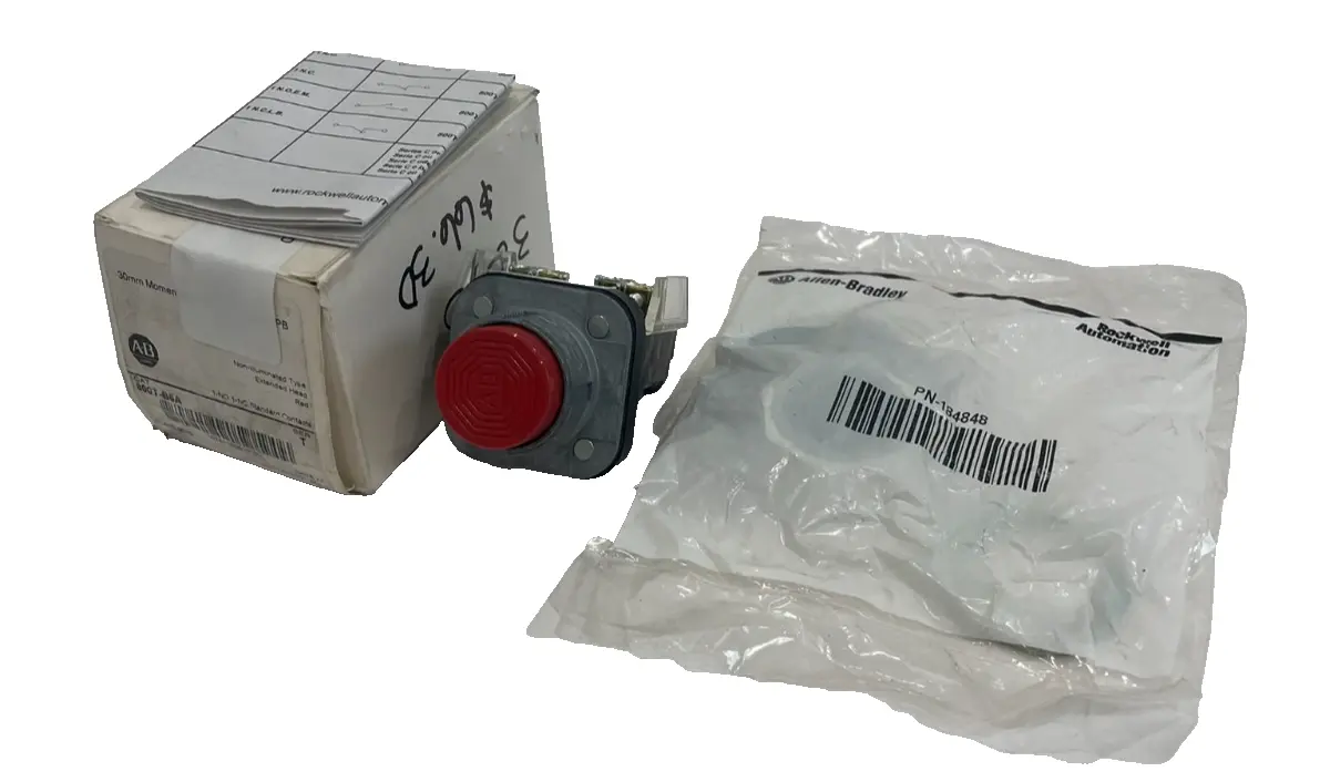 ALLEN BRADLEY 800T-B6A PUSH BUTTON SER. T 800TB6A NEW, SURPLUS