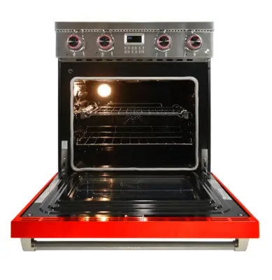 Magic Chef 30" ELECTRIC RANGE W/ RED DOOR