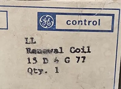 General Electric 15D4G77 Renewal coil. Loc4D21