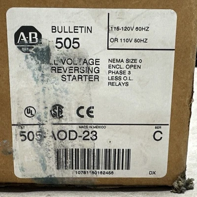 NEW Allen-Bradley 505-AOD-23 C