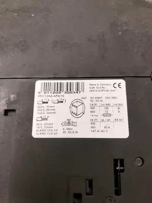 Siemens 3RV1042-4FA10 CIRCUIT BREAKER SIZE S3 FOR MOTOR PROTECTION 3 Pole