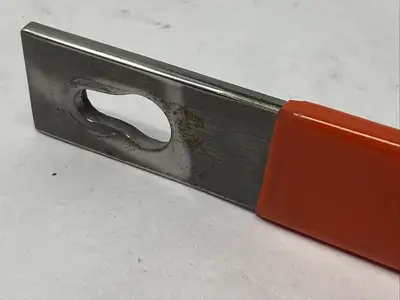 1730A91 | Nonmarring Hooks Orange Vinyl Coated 100lbs Capacity LOT OF 4 - Open box