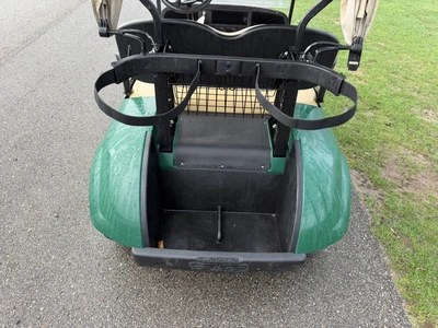 (1) 2019 E-Z-Go EFI golf cart with a Kawasaki gas engine, model 657061G01, includes canopy, fold-dow...