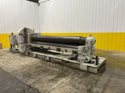 10' X 1/2" WEBB MODEL #9L-1210 3 ROLL INITIAL PINCH PLATE ROLL