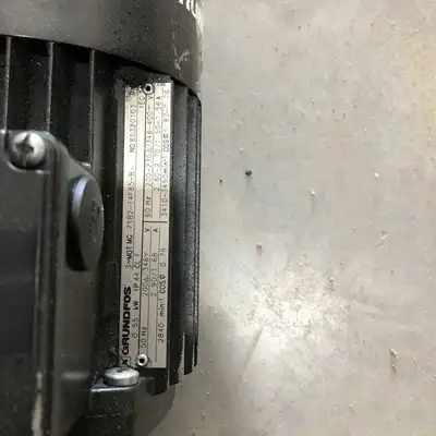 Grundfos SPK4-19/5 A-W-A-CVBV SS Immersible Machine Coolant Pump 4m3/h 3420RPM