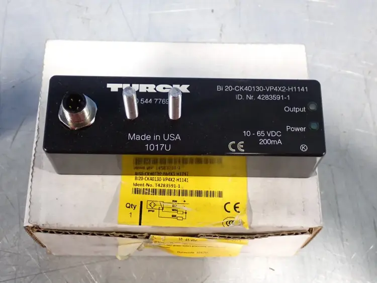 Used TURCK BI20CK40130VP4X2H1141 Proximity Sensors Ohio US | HGR 24 #907404