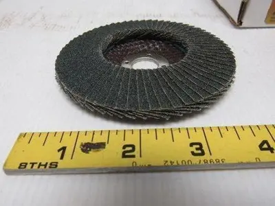 Norton 19263 Charger 60 Grit Flap Disc 4" X 5/8" Box Of 5