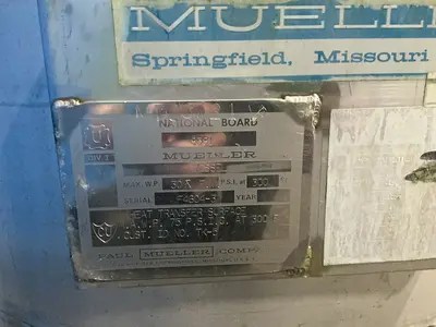 Used MUELLER VESSEL Chemical & Process Equipment Ohio US | HGR 24 #1279300