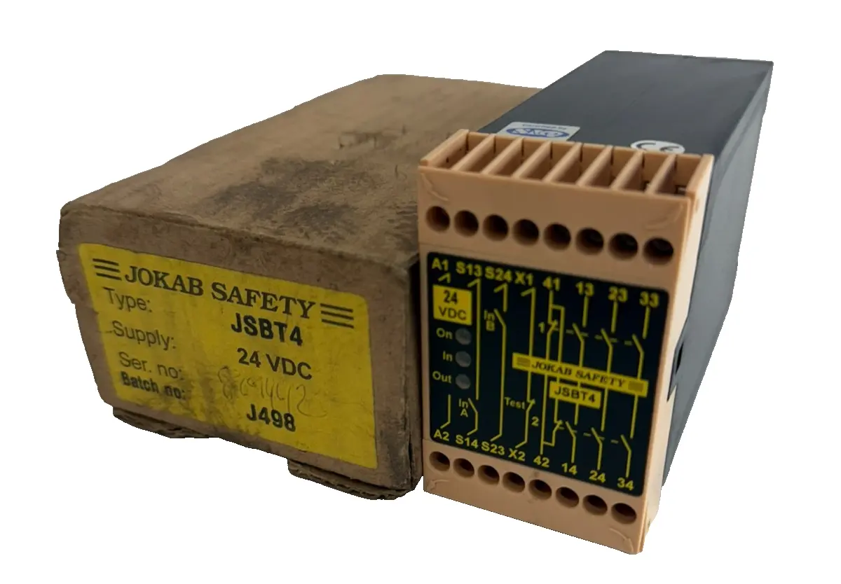 NEW JOKAB SAFETY JSBT4 SAFETY RELAY 24VDC