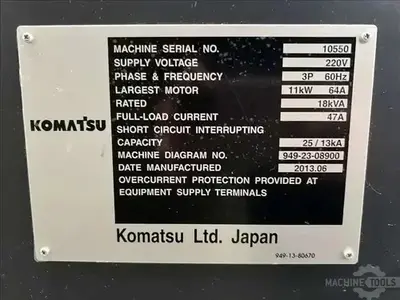 USED 2013 KOMATSU H1F60-IICK3