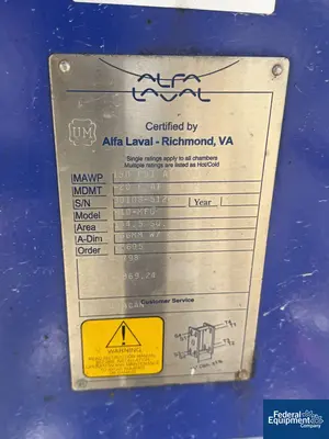 Used Alfa Laval Alfa Laval Temperature Control Skid, S/S Boilers Ohio US | Federal Equipment Company #1337926