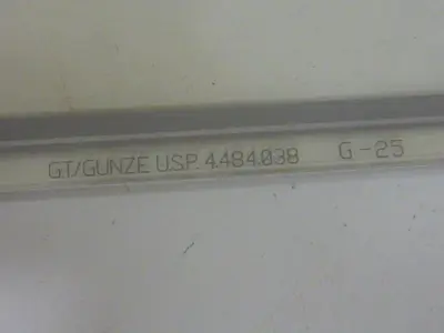 GENERIC Touch Screen Glass G.T./GUNZE U.S.P. 4.484.038 USED #54797