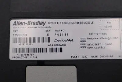 NEW Allen-Bradley 1756-DNB ControlLogix DeviceNet Bridge Module STOCK G255
