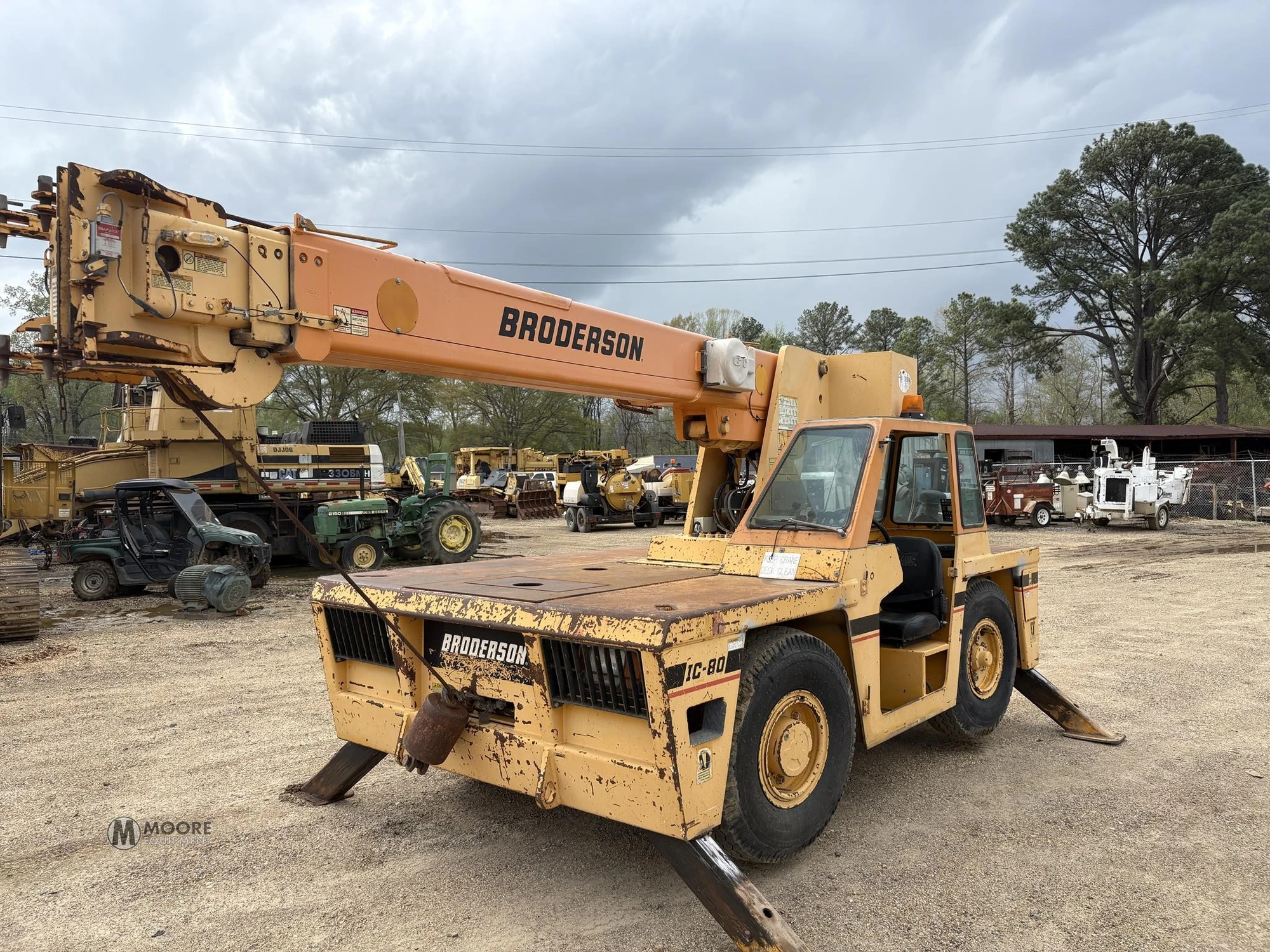 Used 2007 BRODERSON IC80-3G Carry Deck Cranes Tennessee US | Moore Equipment #1517251