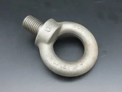 SWL 1.5T M30 x 3.5 Metric Shoulder Eye Bolt 45mm Shank NC-04  Lot of 3