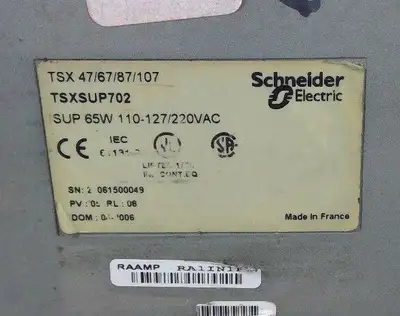 Schneider Electric / Telemecanique - TSXSUP702 Power Supply Module 4C